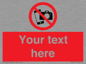 Custom No filming or photography